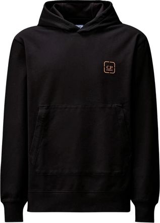 C.P. Company Stretch Fleece Hoodie - Heren - Hoodies - Zwart - S - Hoodies & sweatvesten