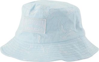 3.Paradis Doves Bucket Hat - Dames - Hoeden - Blauw - ONE Size - Wol - Accessoires