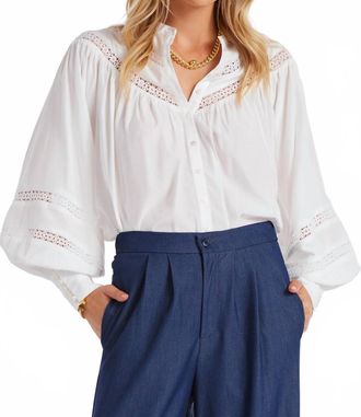 Bishop + Young Wesley Blouse In White