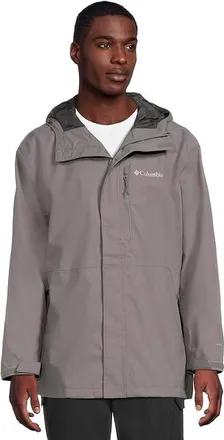 Columbia Hikebound II Jacket Mens Jacket City Grey : MD, Polyester