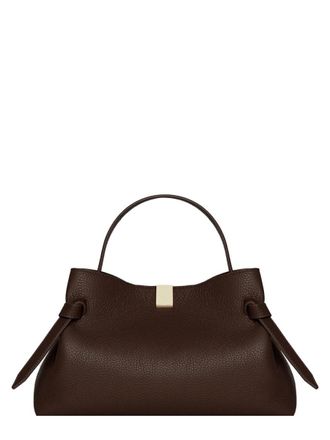 Yuzefi Womens Handbag Gyoza Brown Leather Handbags Hand Bags