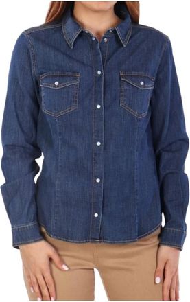 Marella Denim Shirt - Dames - Spijkeroverhemden - Blauw - S - Denim - Overhemden