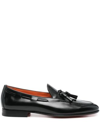 Santoni Mocassini in pelle - Nero