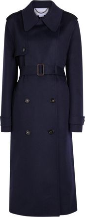 Stella McCartney Stella Mccartney Double Face Wool Trench Coat - Black - 44 (UK12 / M)