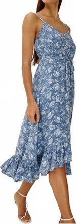 Rails Frida Print Dress In Blue Cassia