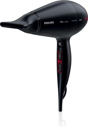 Philips Secador De Pelo Philips Prestige Pro Hps910/00, Negro Y Rojo, 2100 W, 1 Unidad