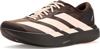 adidas adiZero Evo SL Running Womens Running Shoes Aurora Coffee Met./Blush Pink/Iron Met : 8 C - Medium, Synthetic/Textile