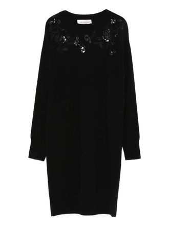 Ermanno Scervino sequin-embellished dress - women - Fabric - 40 - Black