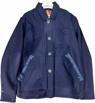 Parajumpers Mens Jerome Bomber Jacket In Blue Navy