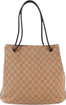 Gucci Pre-owned Shoulder Bags, female, Beige, Size: ONE SIZE Pre-owned Shoulder Bag