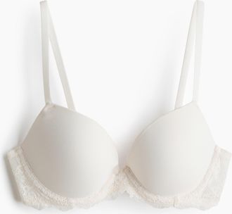 H&M Push-up-BH aus Mikrofaser - Weiss