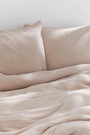 H&M Musselinbettw&auml;sche f&uuml;r Doppel-/Kingsize-Betten - Beige