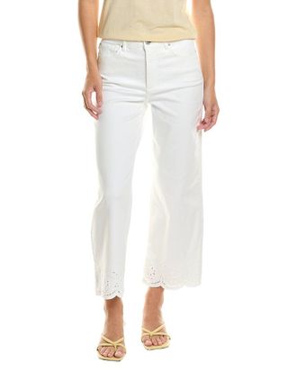 Jones New York Lexington High-Rise Wide Leg Crop Jean