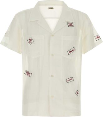 Bode White Cotton Blend On Air Shirt