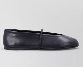 Miu Miu leather ballerina flats