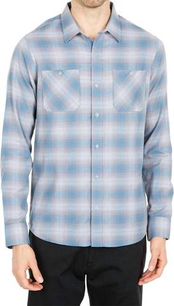 Travis Mathew High Stakes Button Down Shirt In Quiet Shade