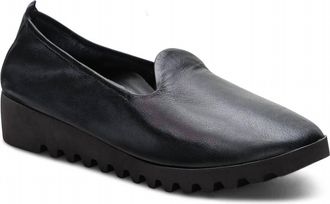 Aetrex Womens Liz Slip-On Shoes In Black