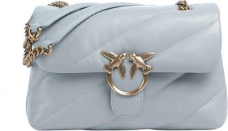 Pinko Borsa A Tracolla Media Love Bag Puff Perla Antique Gold