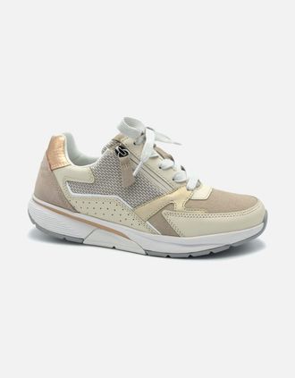 Gabor Womens ROLLING SOFT ADORA 66.878 LADIES TRAINER - Tan - Size: 4.5