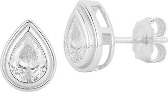 Glaze Jewelry Silver Cz Earrings