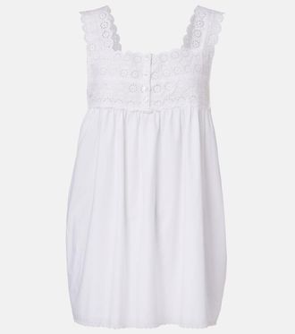 Possé Ezra broderie anglaise cotton top