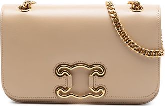 Celine Pre-owned Celine Medium Calfskin Triomphe Frame Crossbody Ladies VAT5RQIDKZEU4FXU
