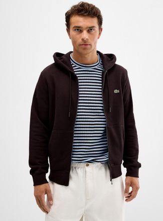Lacoste Mens Croc logo zipped hoodie