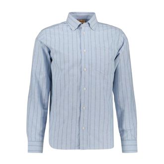 Mos Mosh MMGMarco Jersey Shirt - Heren - Casual Overhemden - Blauw - M - Katoen - Overhemden