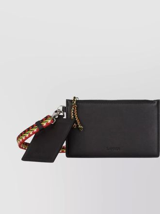 Lanvin leather clutch bag