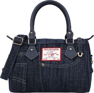 True Religion Denim Heritage Satchel with Top Handles & Crossbody Strap