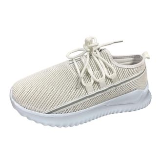 Generic Womens Arch Support Running Trainers Women Wide Fit Gym Sneakers Ladies Fashion Solid Color Mesh Breathable Strap Flat Casual Sneakers for Women Black