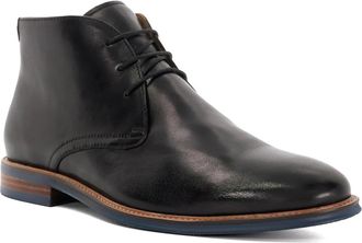 Dune London Mens MILLERS Wide Fit Round Toe Leather Lace Up Boots Size UK 9 Chukka Boots