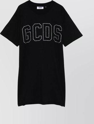 GCDS logo band bling t-shirt unisexe