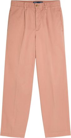 Polo Ralph Lauren Straight-leg Cotton-blend Trousers - Light Pink - 12 (UK16 / XL)