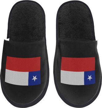 Generic Slippers Flag Of Chile Home Slippers Comfy Non Slip Slides For Party Travel Indoor L