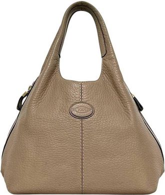 Tod's Beige Sand Leather Tote Bag (Pre-Owned)