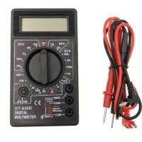 OEM Mult&iacute;metro Digital Lcd Dt-830d Para Medici&oacute;n De Voltaje Cc Y Ca Con Prueba De Diodos - Crezuo