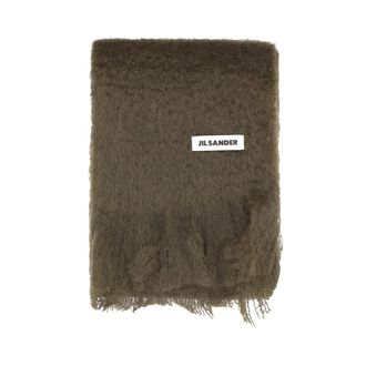 Jil Sander Bufanda lisa - Accessories - Hombre - Verde - ONE SIZE