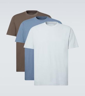 Maison Margiela Set di 3 T-shirt in jersey di cotone