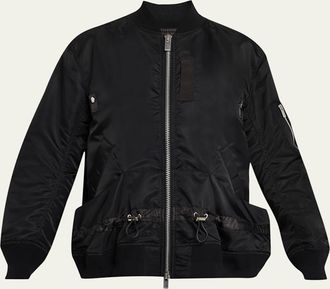 sacai Nylon Twill Utility Bomber Jacket