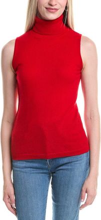 Forté Cashmere Turtleneck Cashmere Sweater Vest