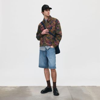 Levi's 478 Baggy Shorts - Mens - 28X12 - Medium Wash / My Frequency