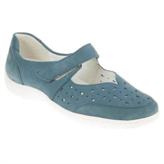 Waldl&auml;ufer Womens Henni Dora Casual Shoe In Denim