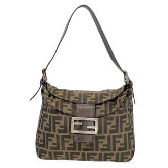 Fendi Pre-owned Shoulder Bags, female, Brown, Size: ONE SIZE Pre-owned Vintage Shoulder Bag
