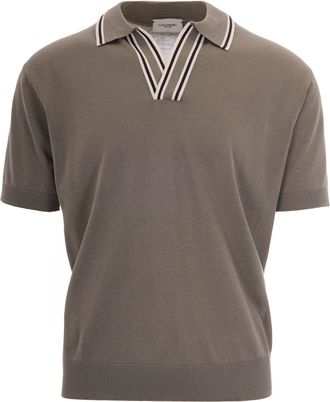 Paolo Pecora Paolo Pecora Green Silk Polo