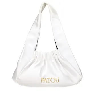 Patou White Fabric Womens Handbag