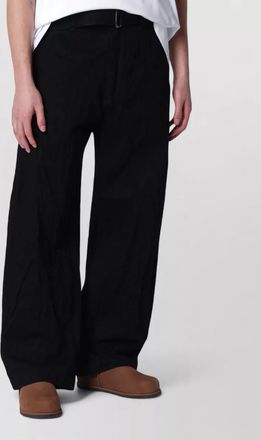 STUDIO NICHOLSON wide leg trousers side and back pockets