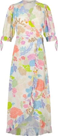 Fab By Fabienne Chapot Wikkeljurk - Dames - Wikkelkleedje - Veelkleurig - XS - Kleedjes