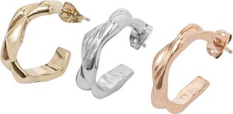 Furla Set van Drie Oorbellen - Dames - Oorbellen - Veelkleurig - ONE Size - Accessoires