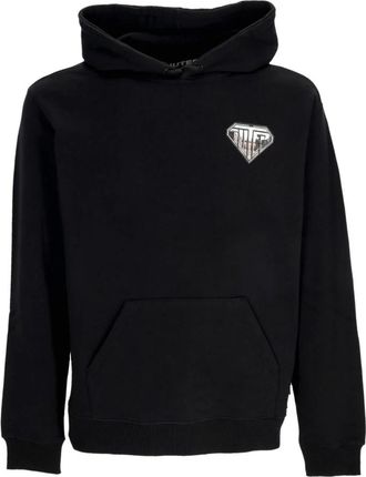 Iuter Zwarte Logo Hoodie Lichtgewicht Sweatshirt - Heren - Hoodies - Zwart - L - Katoen - Hoodies & sweatvesten